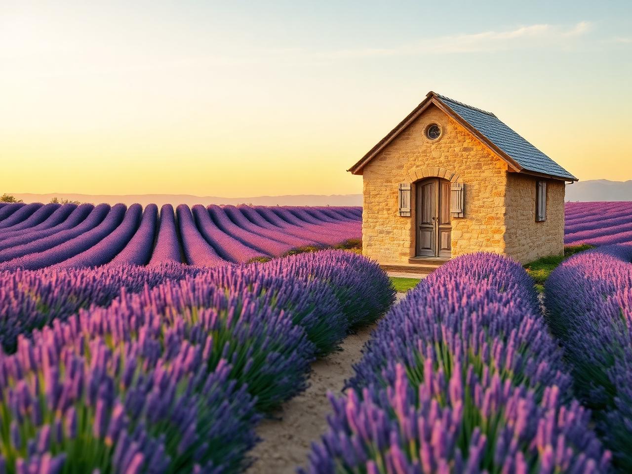Lavanda cabin in Luberon, Provence